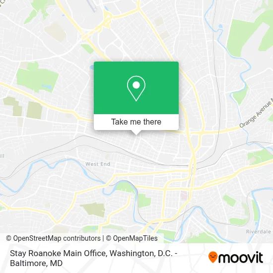 Stay Roanoke Main Office map