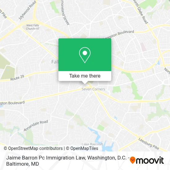 Jaime Barron Pc Immigration Law map