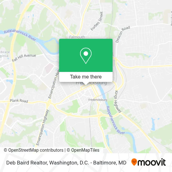 Deb Baird Realtor map