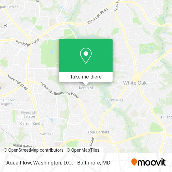 Aqua Flow map