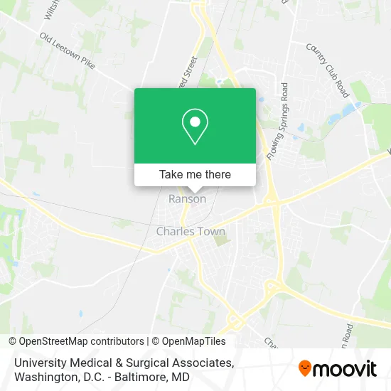 University Medical & Surgical Associates map