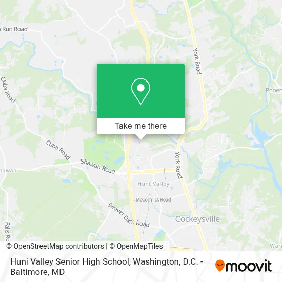 Huni Valley Senior High School map