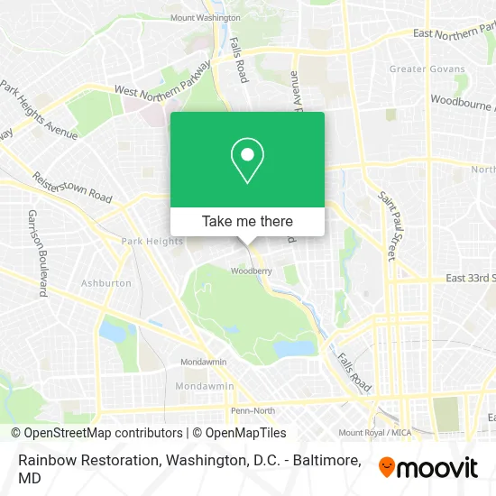 Rainbow Restoration map