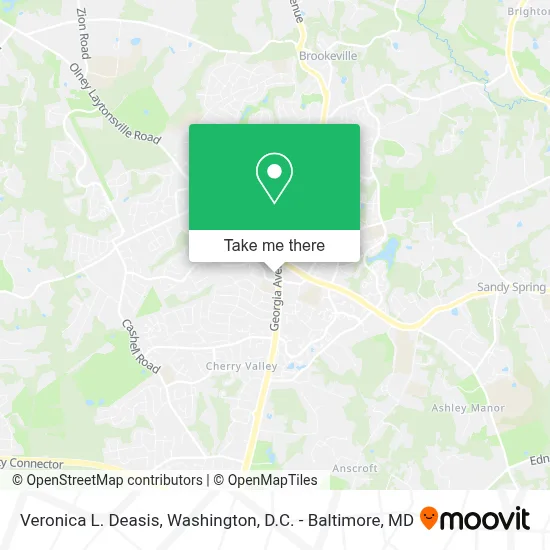 Veronica L. Deasis map
