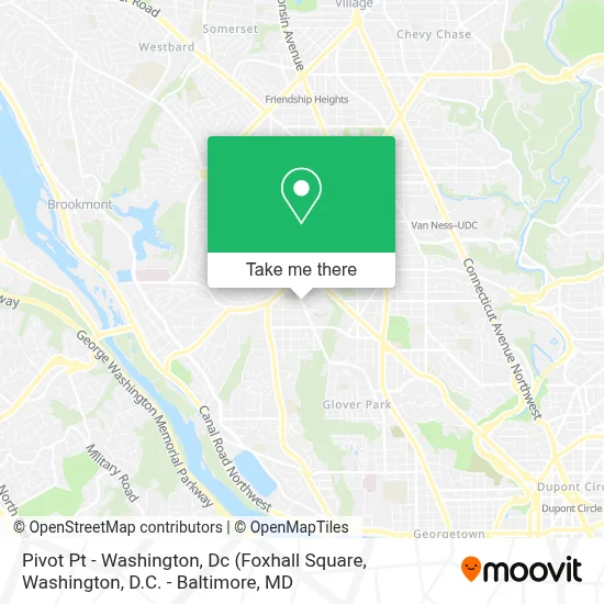 Pivot Pt - Washington, Dc map