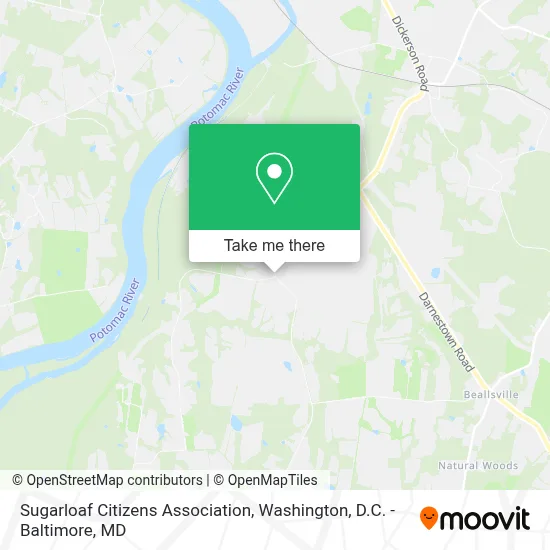 Sugarloaf Citizens Association map