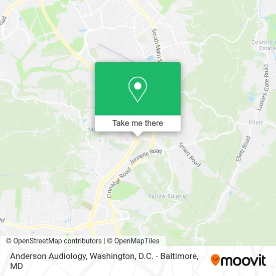 Anderson Audiology map