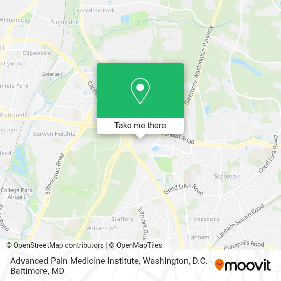 Advanced Pain Medicine Institute map