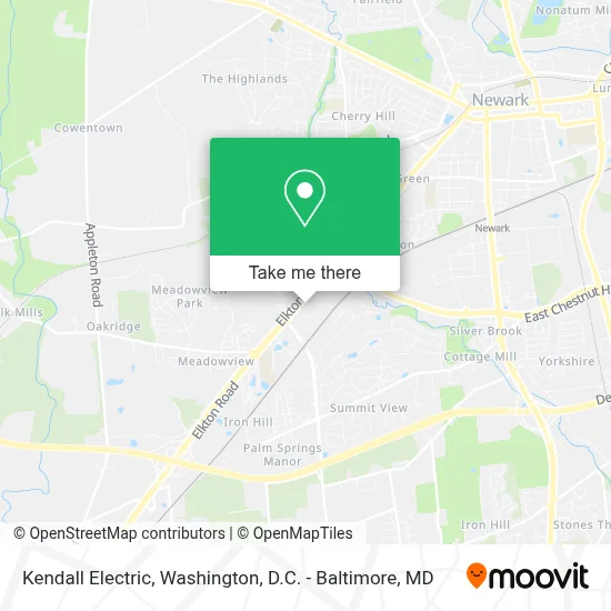Kendall Electric map