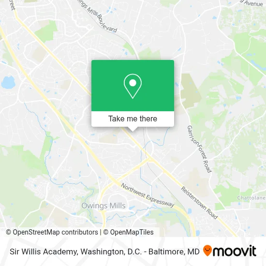 Sir Willis Academy map