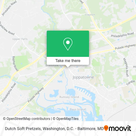 Dutch Soft Pretzels map