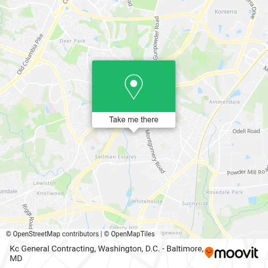Kc General Contracting map
