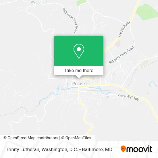 Trinity Lutheran map