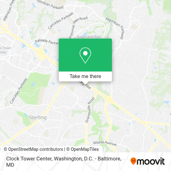 Clock Tower Center map