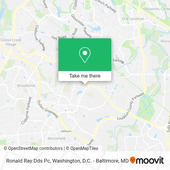 Ronald Ray Dds Pc map