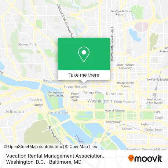Vacation Rental Management Association map