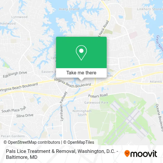 Pals Lice Treatment & Removal map