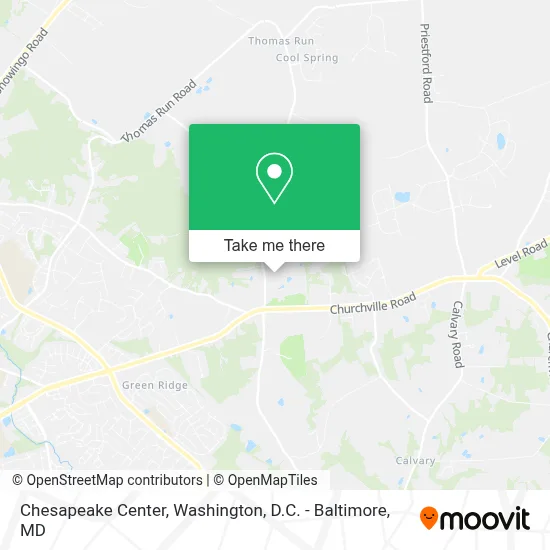 Chesapeake Center map