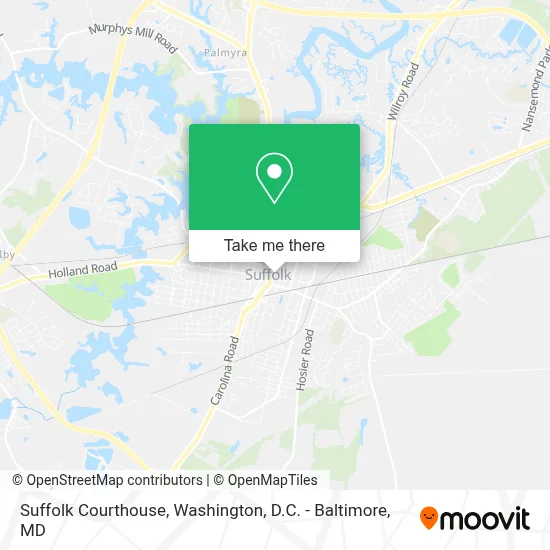 Suffolk Courthouse map