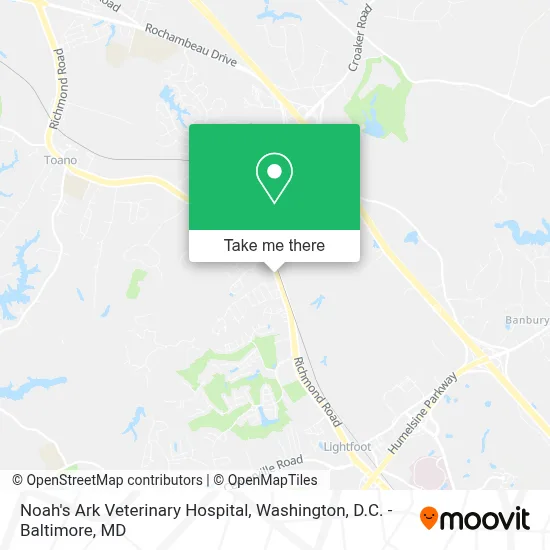 Noah's Ark Veterinary Hospital map