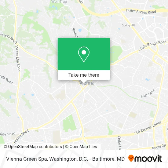 Vienna Green Spa map