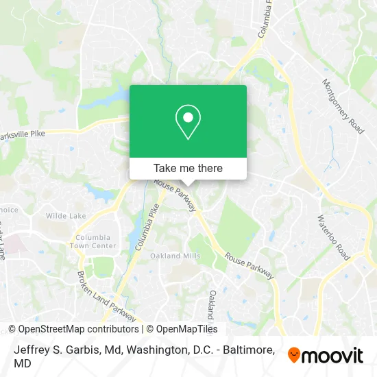 Jeffrey S. Garbis, Md map