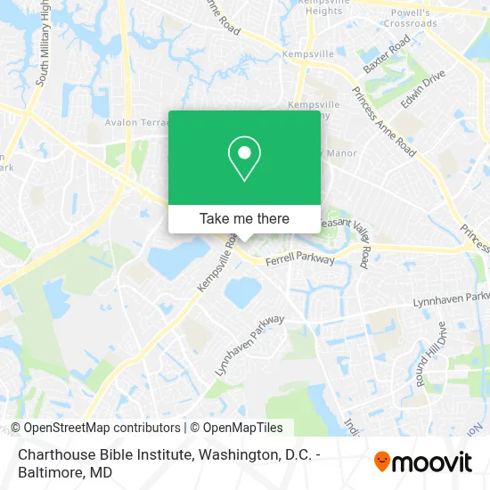 Charthouse Bible Institute map