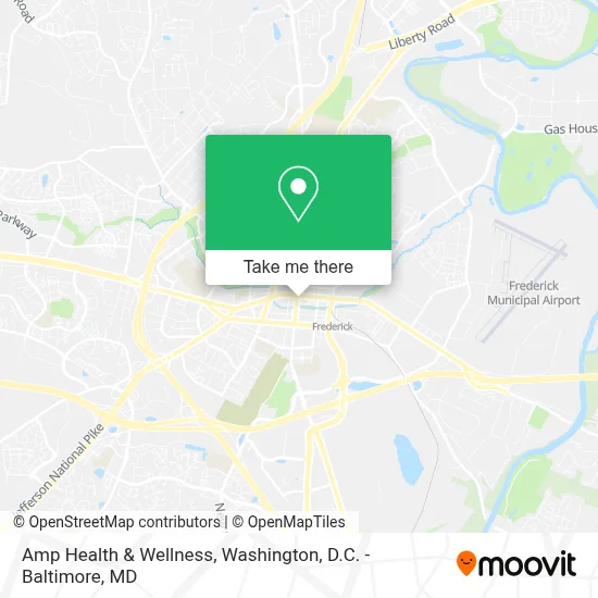 Amp Health & Wellness map