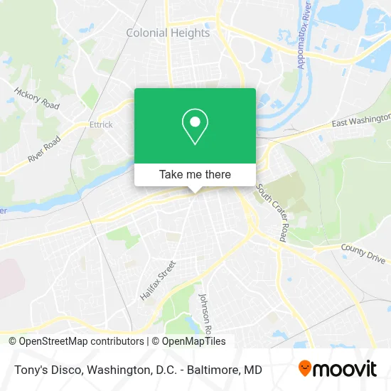 Tony's Disco map