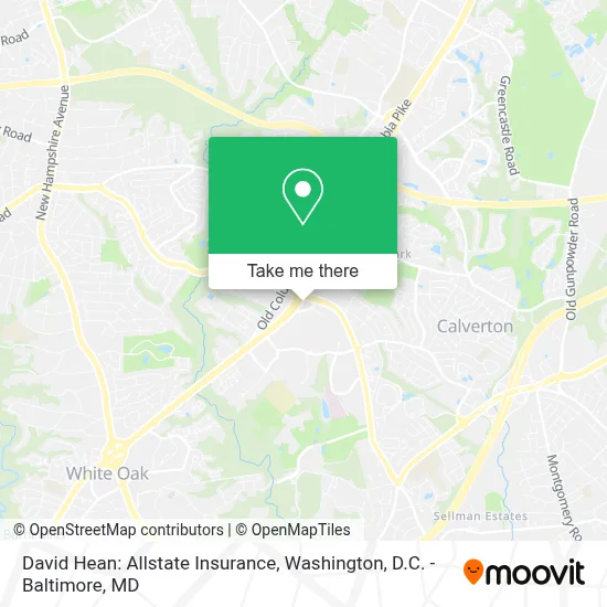 David Hean: Allstate Insurance map