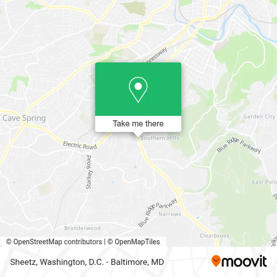 Sheetz map
