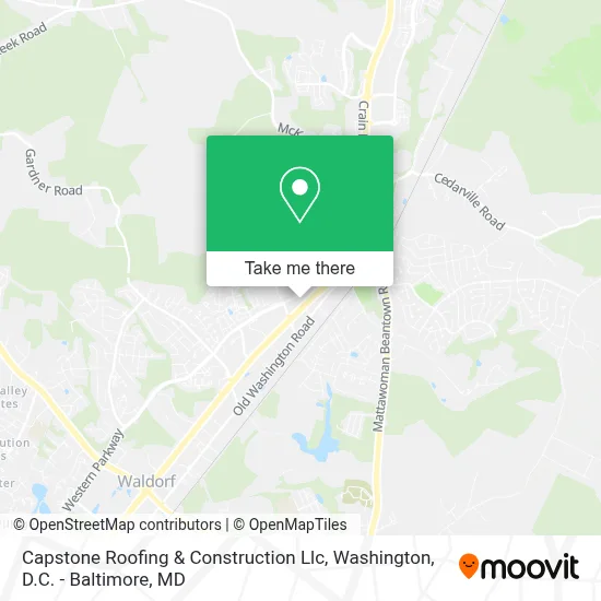 Capstone Roofing & Construction Llc map