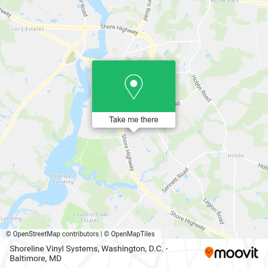 Shoreline Vinyl Systems map
