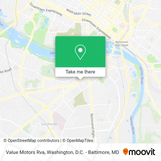 Value Motors Rva map