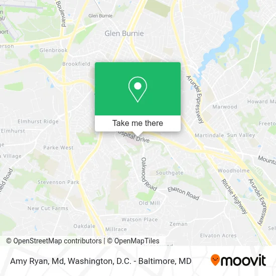 Amy Ryan, Md map