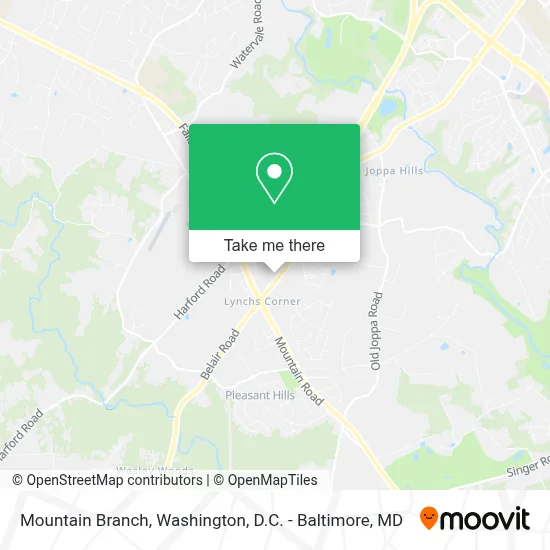 Mountain Branch map