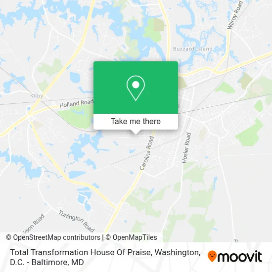 Total Transformation House Of Praise map