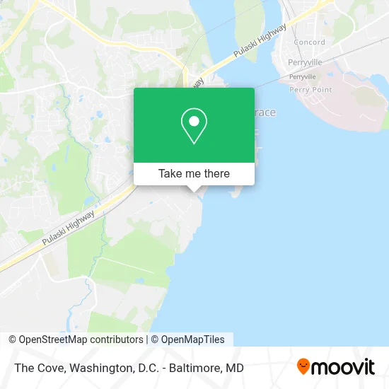 The Cove map