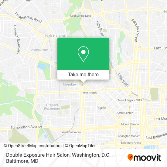 Double Exposure Hair Salon map