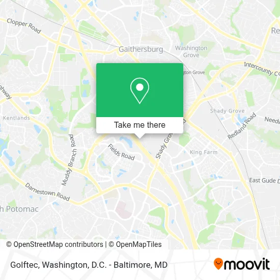 Golftec map
