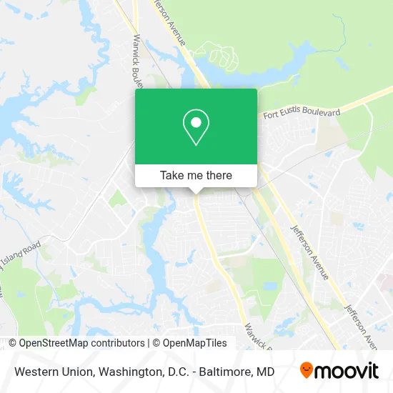 Western Union map