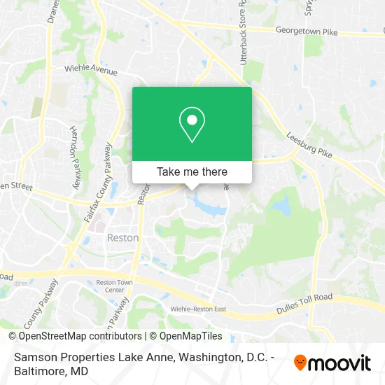 Samson Properties Lake Anne map