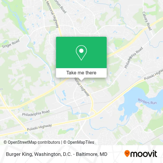 Burger King map