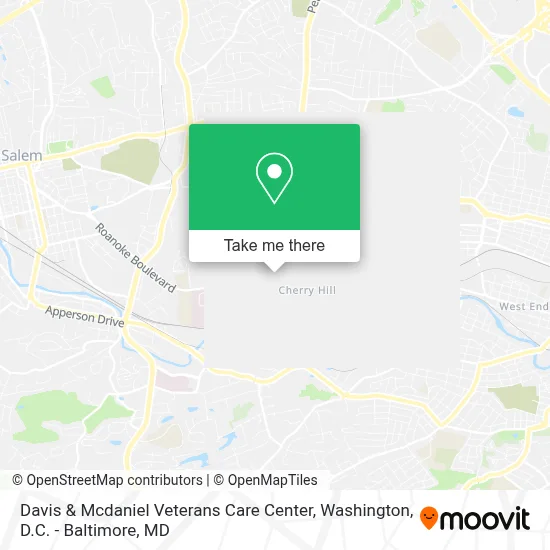 Davis & Mcdaniel Veterans Care Center map