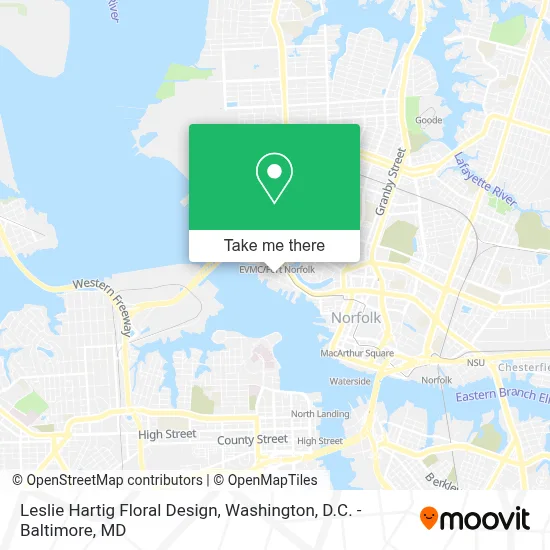 Leslie Hartig Floral Design map