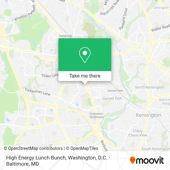 High Energy Lunch Bunch map