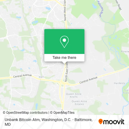 Unbank Bitcoin Atm map