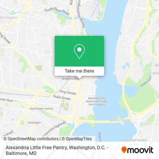 Alexandria Little Free Pantry map