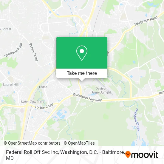Federal Roll Off Svc Inc map