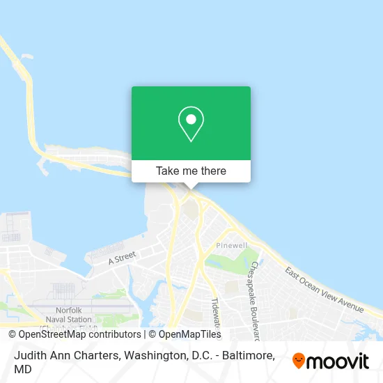 Judith Ann Charters map